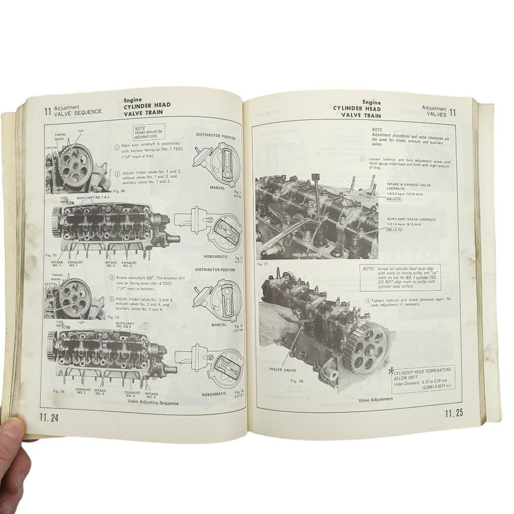 1976 1977 Honda Accord CVCC Shop Manual First Edition Automotive Repair Service - Picture 8 of 11